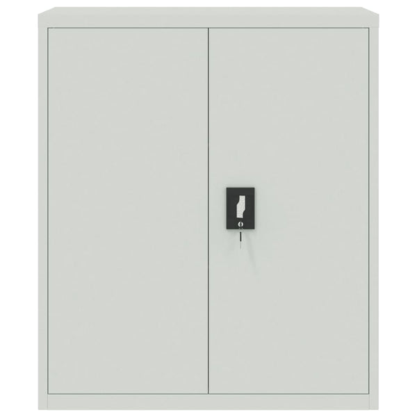 vidaXL Filing Cabinet Light Grey 90x40x105 cm Steel