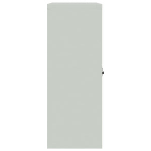 vidaXL Filing Cabinet Light Grey 90x40x105 cm Steel