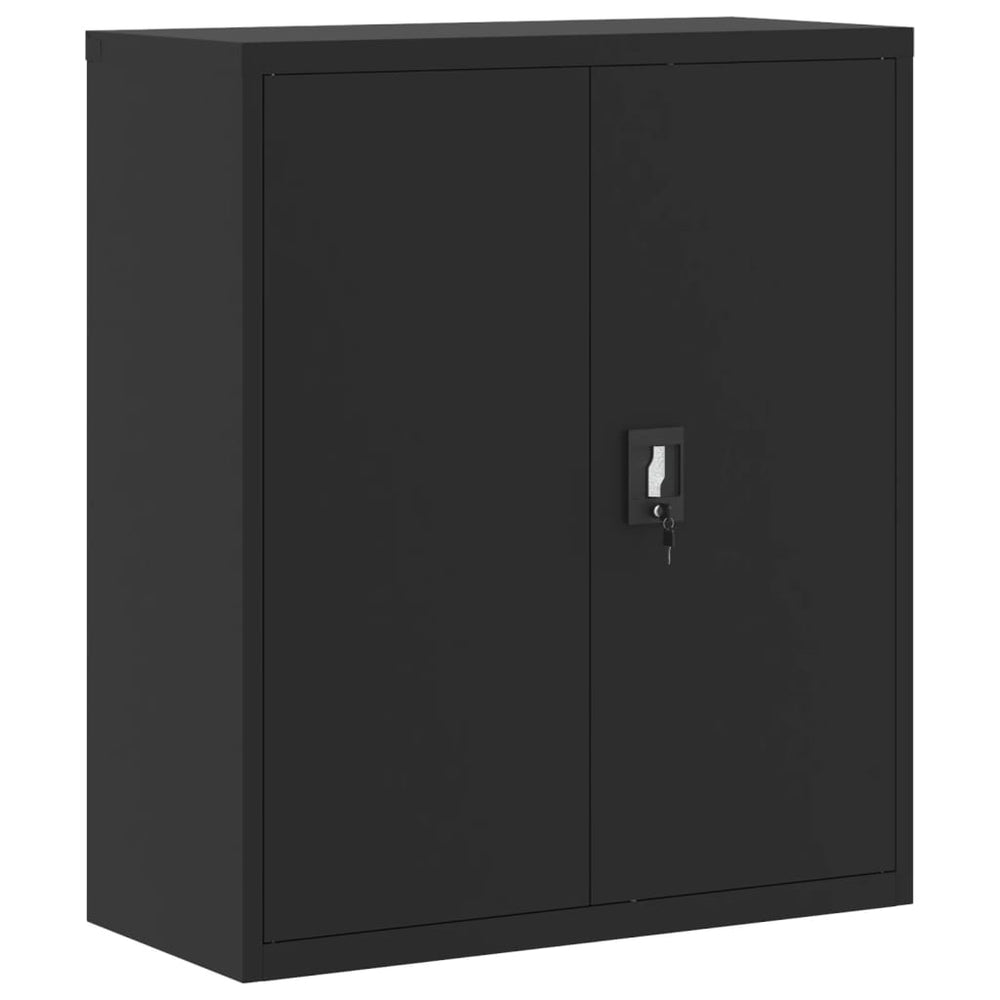 vidaXL Filing Cabinet Black 90x40x105 cm Steel