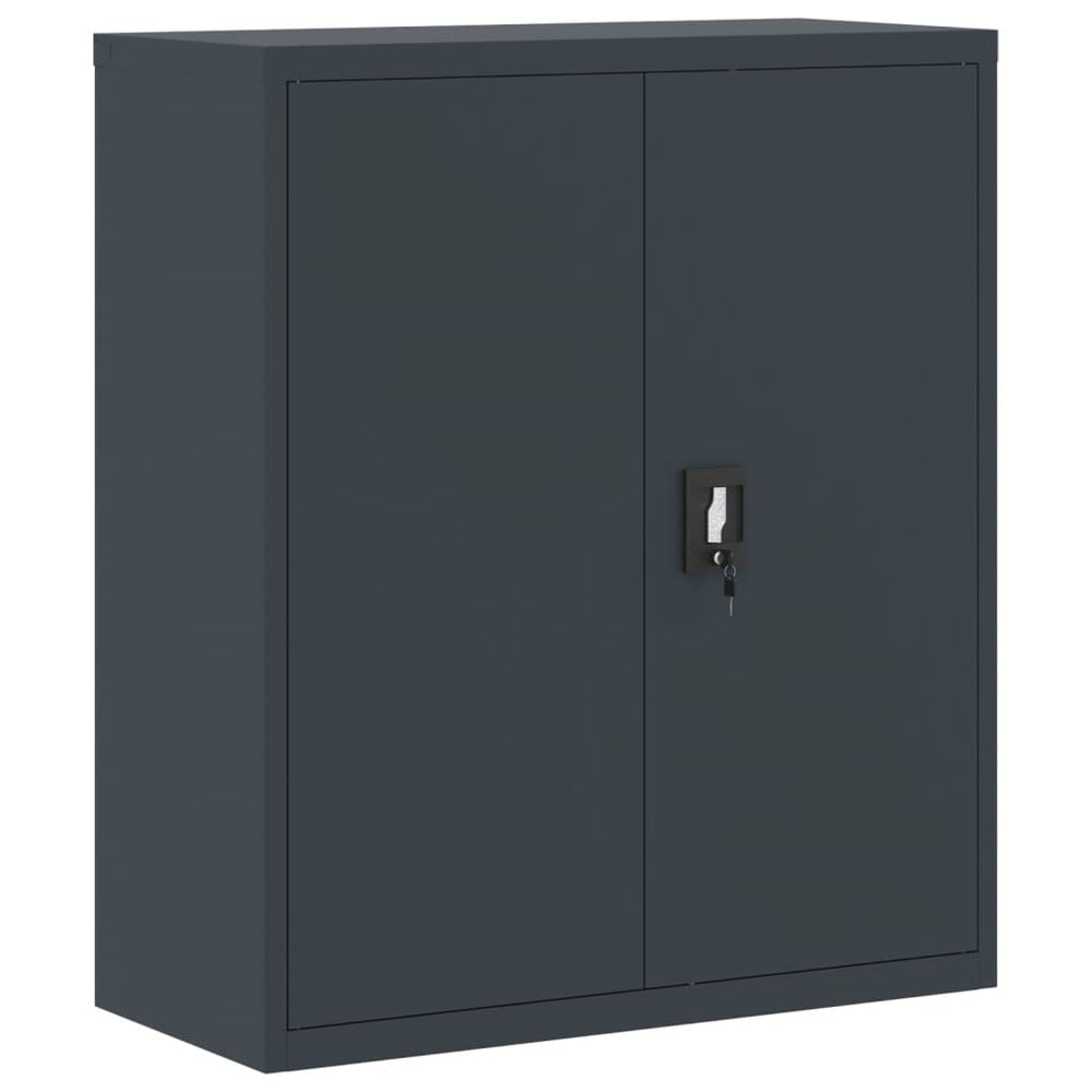 vidaXL Filing Cabinet Anthracite 90x40x105 cm Steel