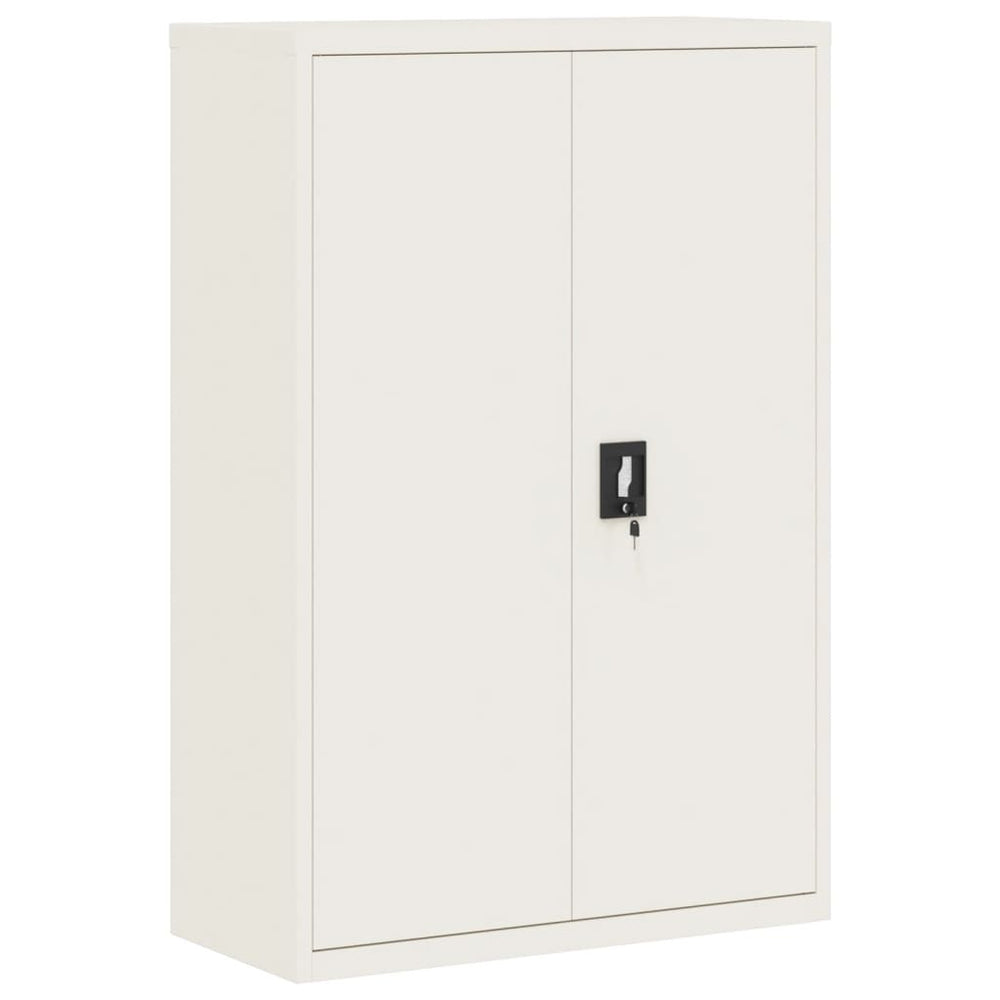 vidaXL Filing Cabinet White 90x40x140 cm Steel