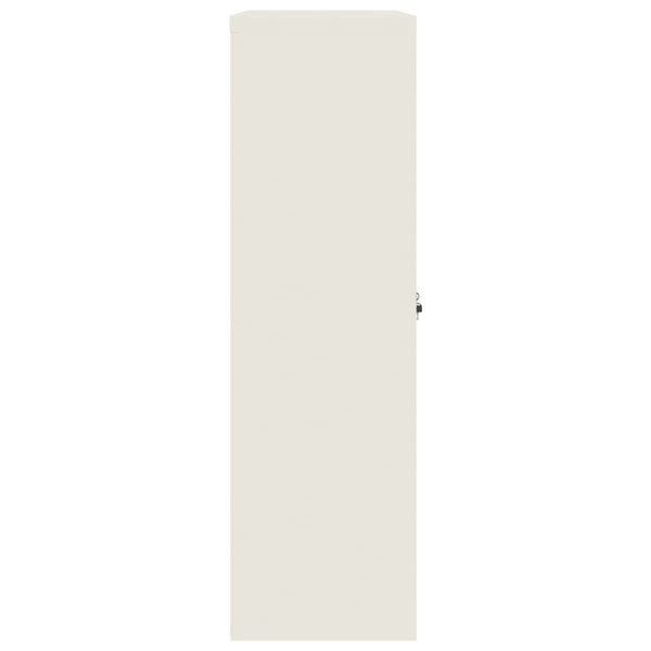 vidaXL Filing Cabinet White 90x40x140 cm Steel