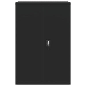 vidaXL Filing Cabinet Black 90x40x140 cm Steel