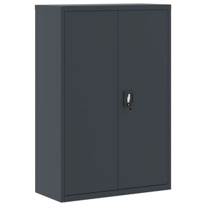 vidaXL Filing Cabinet Anthracite 90x40x140 cm Steel