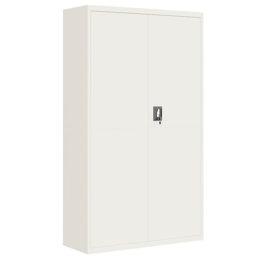 vidaXL Filing Cabinet White 105x40x180 cm Steel