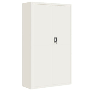 vidaXL Filing Cabinet White 105x40x180 cm Steel