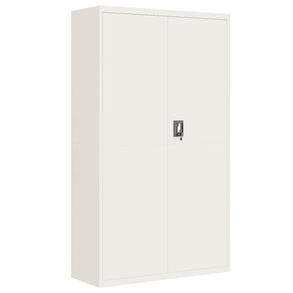 vidaXL Filing Cabinet White 105x40x180 cm Steel