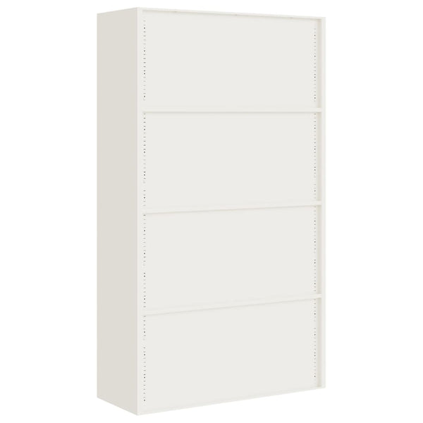 vidaXL Filing Cabinet White 105x40x180 cm Steel