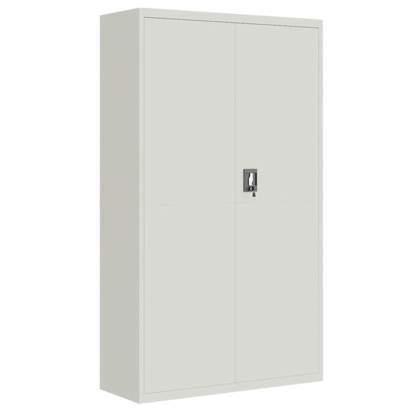 vidaXL Filing Cabinet Light Gray 105x40x180 cm Steel