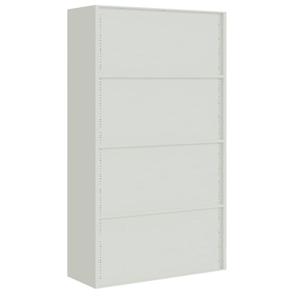 vidaXL Filing Cabinet Light Gray 105x40x180 cm Steel