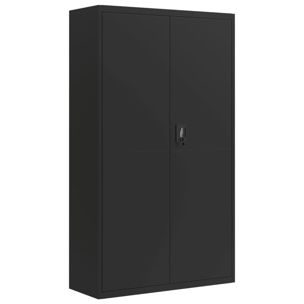 vidaXL Filing Cabinet Black 105x40x180 cm Steel