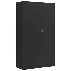 vidaXL Filing Cabinet Black 105x40x180 cm Steel