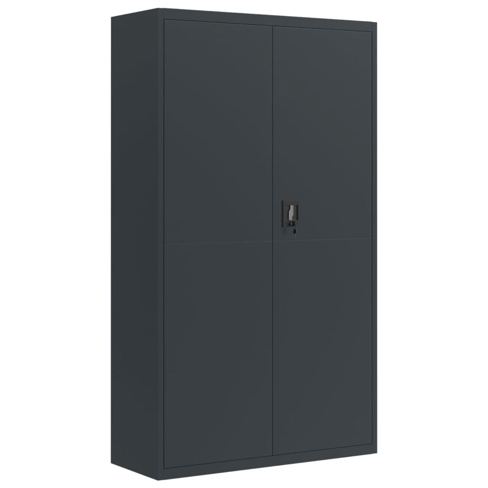 vidaXL Filing Cabinet Anthracite 105x40x180 cm Steel
