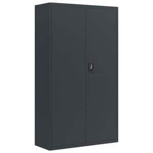 vidaXL Filing Cabinet Anthracite 105x40x180 cm Steel