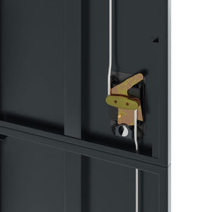 vidaXL Filing Cabinet Anthracite 105x40x180 cm Steel