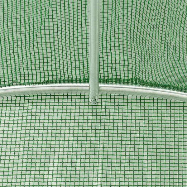 vidaXL Greenhouse with Steel Frame Green 120 m² 20x6x2.85 m