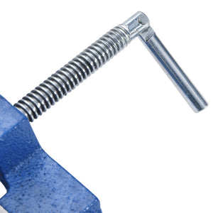 vidaXL Machine Vice Blue 121 mm Cast Iron