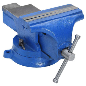 vidaXL Bench Vice Blue 150 mm Cast Iron