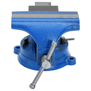 vidaXL Bench Vice Blue 150 mm Cast Iron