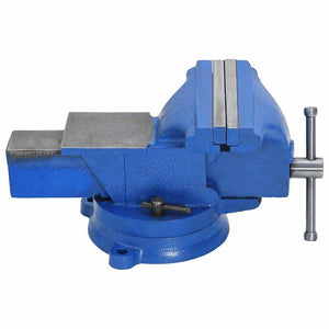 vidaXL Bench Vice Blue 150 mm Cast Iron