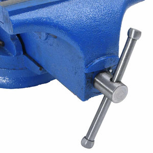 vidaXL Bench Vice Blue 150 mm Cast Iron