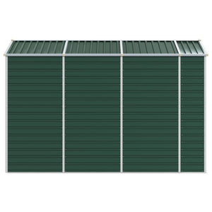 vidaXL Garden Shed Green 191 x 300 x 198 cm Galvanized Steel