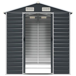 vidaXL Tool Shed Anthracite 191x215x198 cm Galvanized Steel