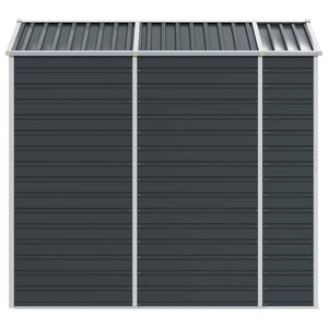 vidaXL Tool Shed Anthracite 191x215x198 cm Galvanized Steel