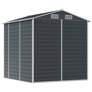 vidaXL Tool Shed Anthracite 191x215x198 cm Galvanized Steel