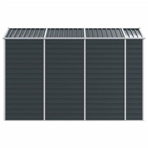 vidaXL Garden Shed Anthracite 191x300x198 cm Galvanized Steel