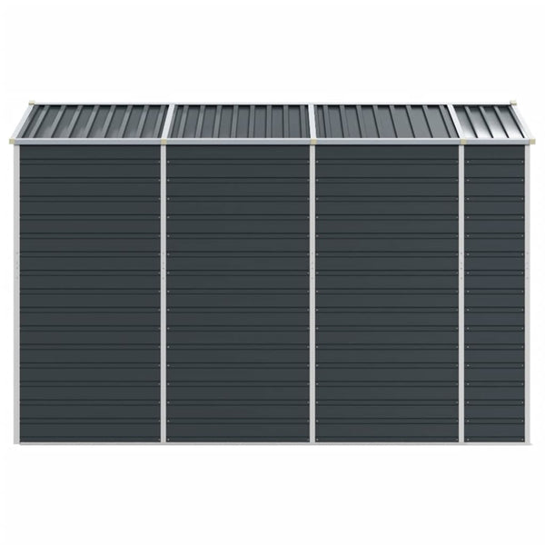 vidaXL Garden Shed Anthracite 191x300x198 cm Galvanized Steel