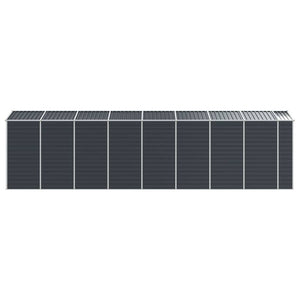 vidaXL Garden Shed Anthracite 191x725x198 cm Galvanized Steel