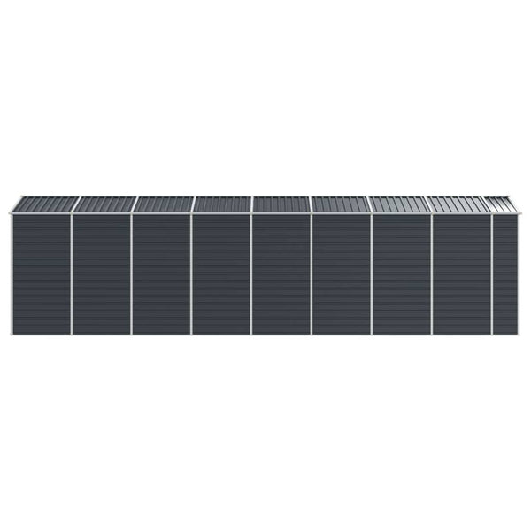 vidaXL Garden Shed Anthracite 191x725x198 cm Galvanized Steel