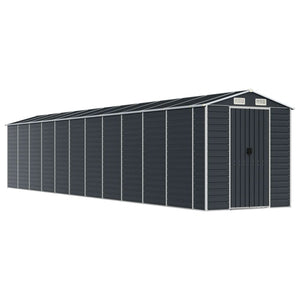 vidaXL Anthracite Shed 191x980x198 cm Galvanised Steel