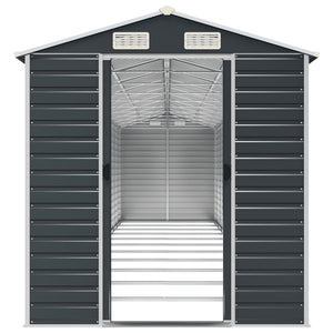 vidaXL Anthracite Shed 191x980x198 cm Galvanised Steel