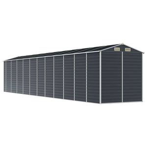 vidaXL Anthracite Shed 191x980x198 cm Galvanised Steel