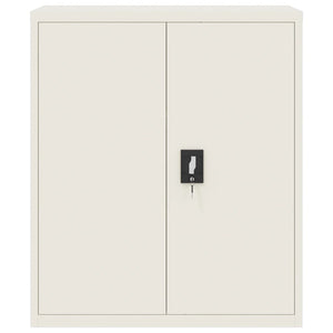 vidaXL Filing Cabinet White 90x40x145 cm Steel