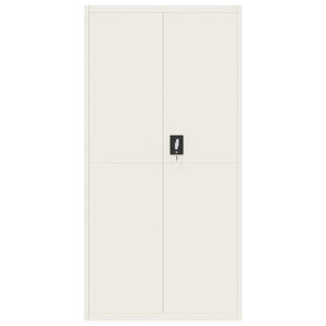 vidaXL Filing Cabinet White 90x40x220 cm Steel