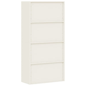 vidaXL Filing Cabinet White 90x40x220 cm Steel