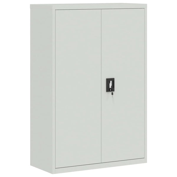 vidaXL Filing Cabinet Light Grey 90x40x180 cm Steel