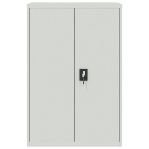 vidaXL Filing Cabinet Light Grey 90x40x180 cm Steel