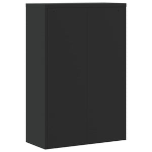 vidaXL Filing Cabinet Black 90x40x180 cm Steel
