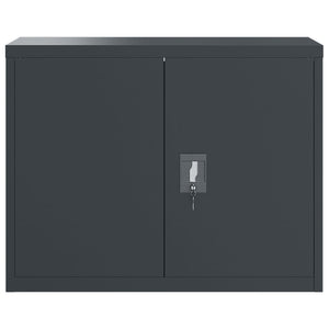 vidaXL Filing Cabinet Anthracite 90x40x110 cm Steel