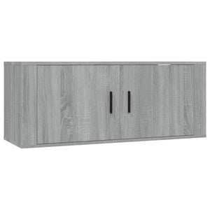 vidaXL 6-Piece TV Cabinet Set Sonoma Grey Engineered Wood