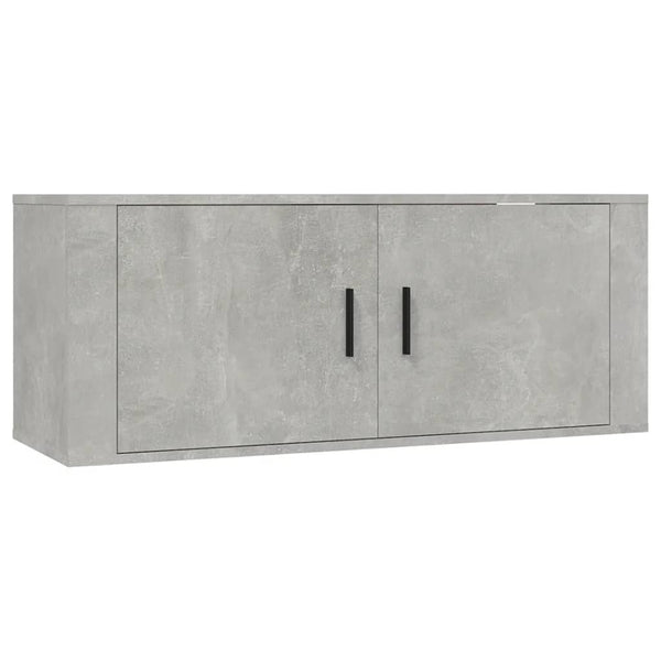 vidaXL 7-Piece TV Cabinet Set Concrete Grey Engineered Wood
