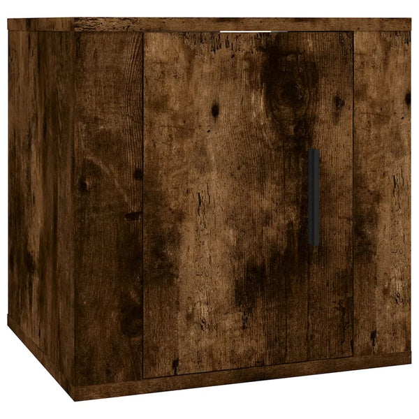 vidaXL 7-Piece TV Cabinet Set Smoked Oak Engineered Wood
