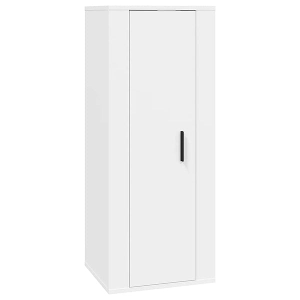 vidaXL 2-Piece TV Cabinet Set White Engineered Wood