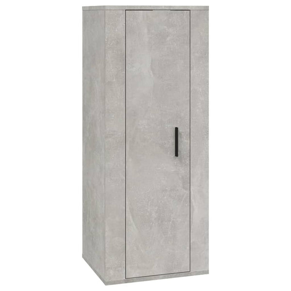 vidaXL 3-Piece TV Cabinet Set Concrete Grey Engineered Wood