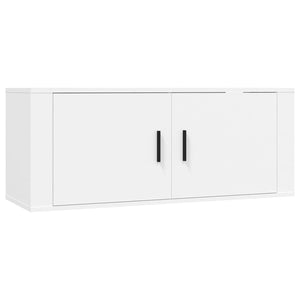 vidaXL 7-Piece TV Cabinet Set White Engineered Wood