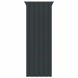 vidaXL Aviary Anthracite 115x78x200 cm Galvanized Steel